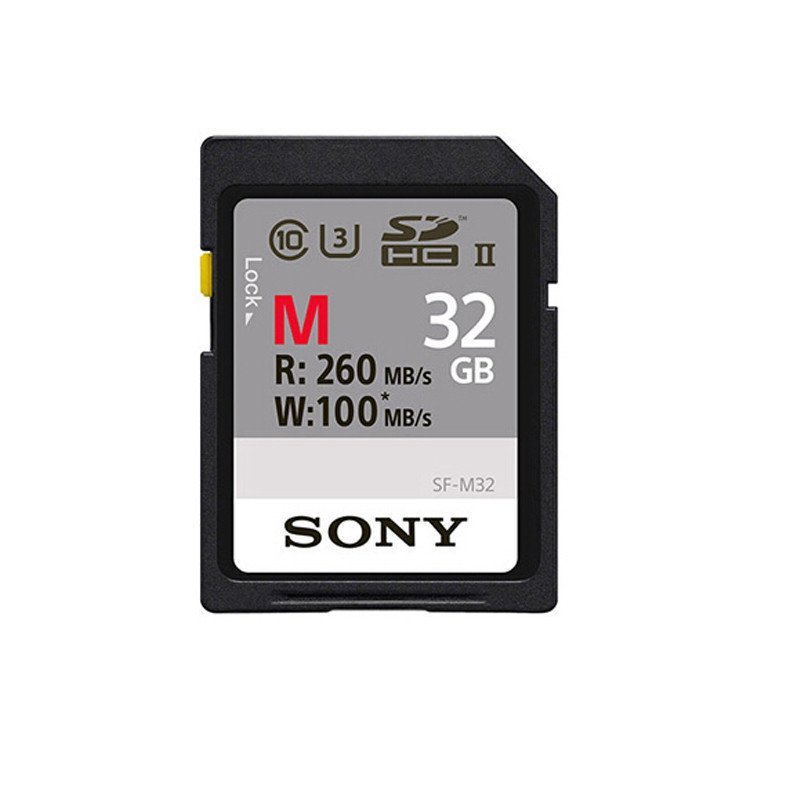 sony/索尼sd卡 32g 260m sf-m32 260m/s uhs-ii 相机内存卡 4k高清卡