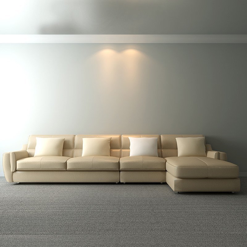 sogal索菲亚客厅家具 现代简约风格 真皮沙发 小户型沙发客厅沙发组合
