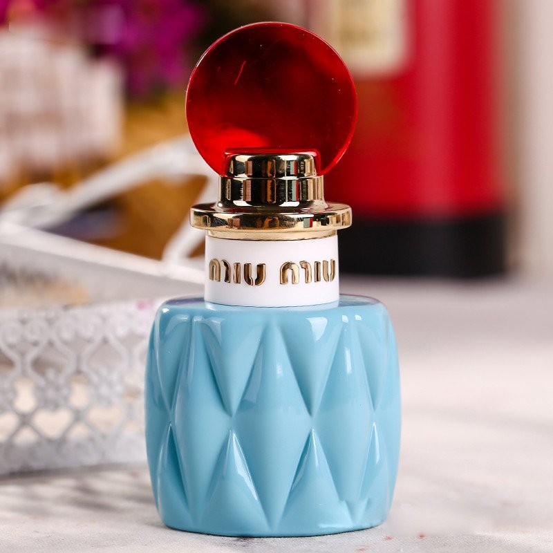 miumiu 缪缪同名女士香水30ml 复古褶皱小蓝瓶