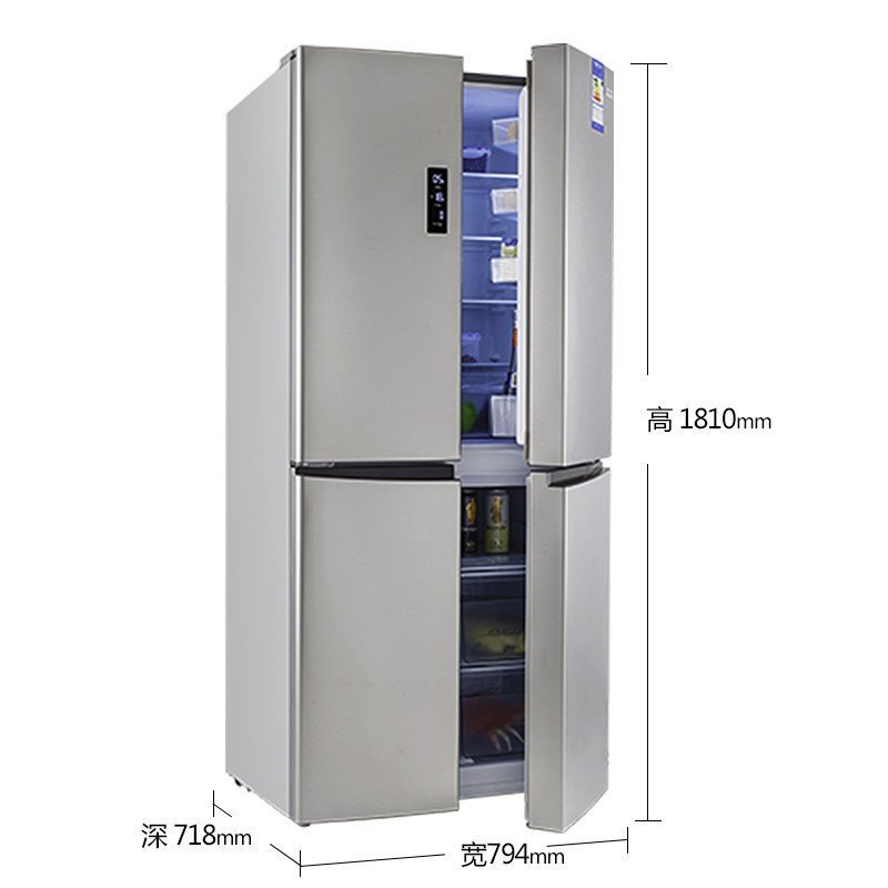 bcd-432wd11fy 432升 容声食尚派 真正适合中国家 十字对开门冰箱(雅