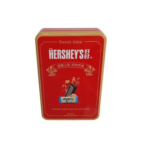Hershey's好时巧克力排块铁盒礼盒装6-18颗结婚喜糖情人节日礼物