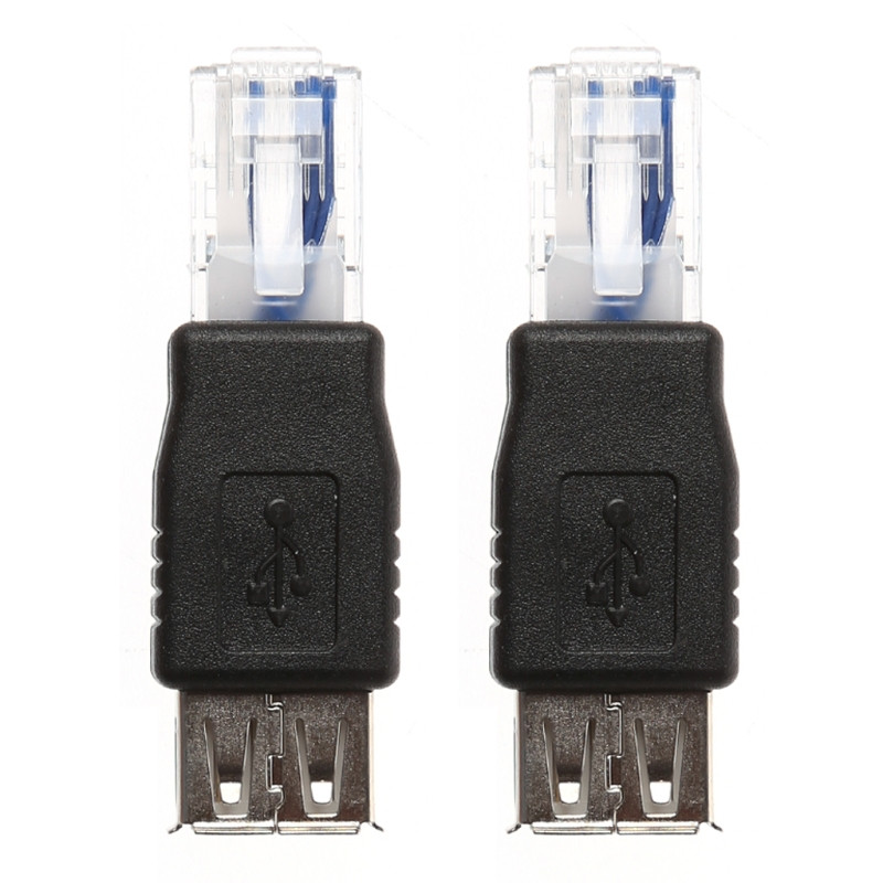 rj45转usb,网线转usb接法图解 0母转rj45转接头 网络接口rj45转usb母转换头 usb转网线水晶头
