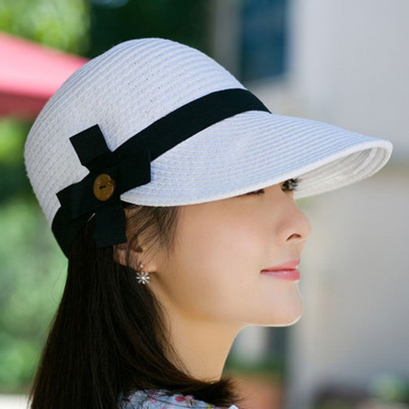 2017年夏季新款帽子女士夏天草帽遮阳沙滩帽防晒太阳帽鸭舌帽马术帽