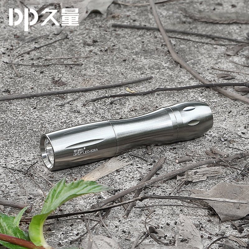 dp久量手电筒强光迷你0.5w铝合金led电池式照明灯便捷手电 dp-526a