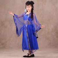 尤萨舞蹈用品和儿童古装女童七仙女公主裙古筝