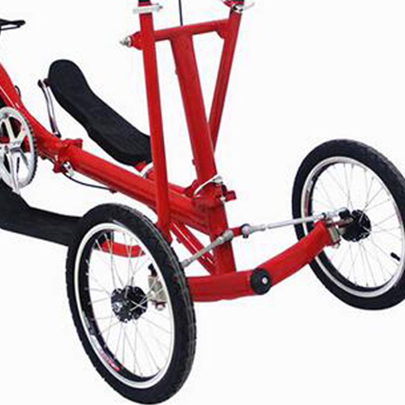 欧伦萨 户外运动椭圆机成人三轮可折叠健身摇摆车山地变速自行车6yek1