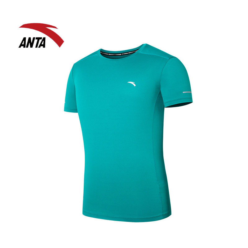 安踏T恤男短袖2017夏季新款男装健身休闲男子