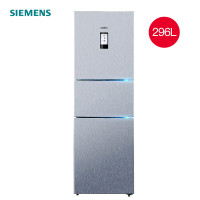 西门子(siemens)冰箱三门智能零度保鲜家用296升 kg30fa1l0c(银色)