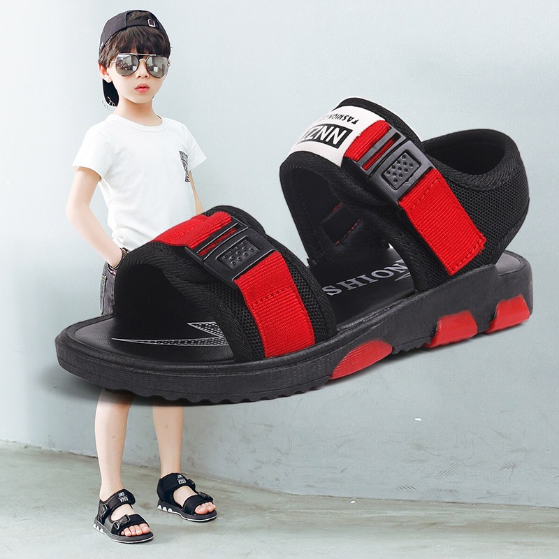 男童凉鞋2017新款夏季韩版中大童鞋男孩学生鞋女童儿童沙滩鞋防滑