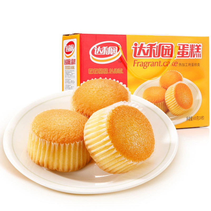 达利园蛋糕600g整箱 点心蛋香味早餐糕点面包办公休闲