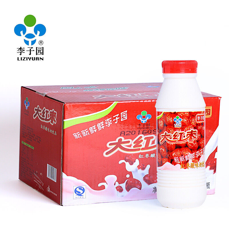 李子园 酸味奶饮品 原味 红枣味 芒果味 450ml12瓶