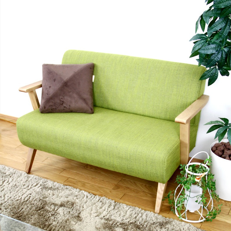 淮木(huaimu) 现代简易沙发组合 日式可拆洗小型木扶手布艺沙发简约