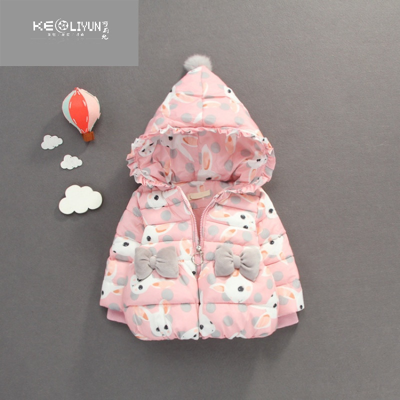 棉袄女宝宝0-1岁冬装棉衣6-12个月韩版加厚公