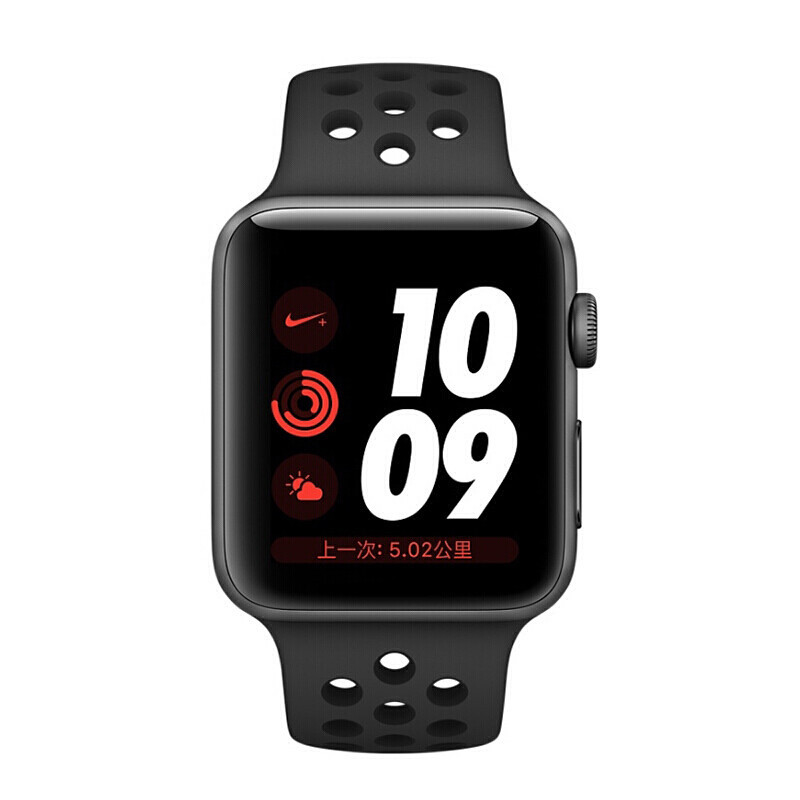 苹果apple watch series 3 第三代智能防水手表 nike 深空灰(黑色)