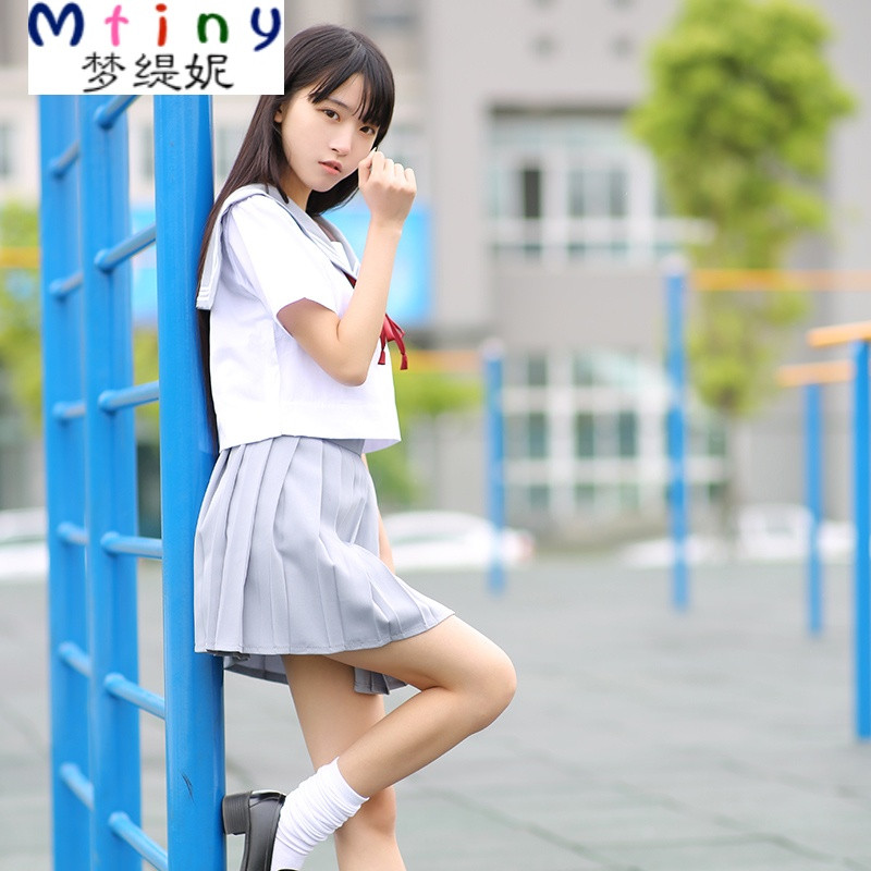 mtiny软妹服水手服套装学院风女高中班校服秋装半身裙学生cos日韩系