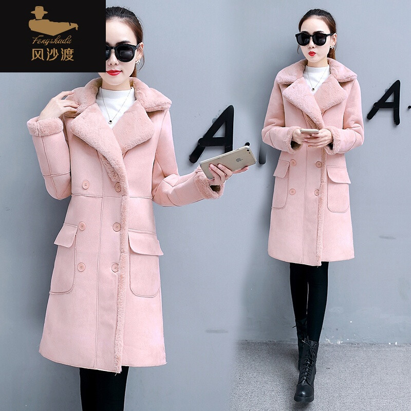 毛呢外套女中长款羊毛2017季修身显瘦加厚呢