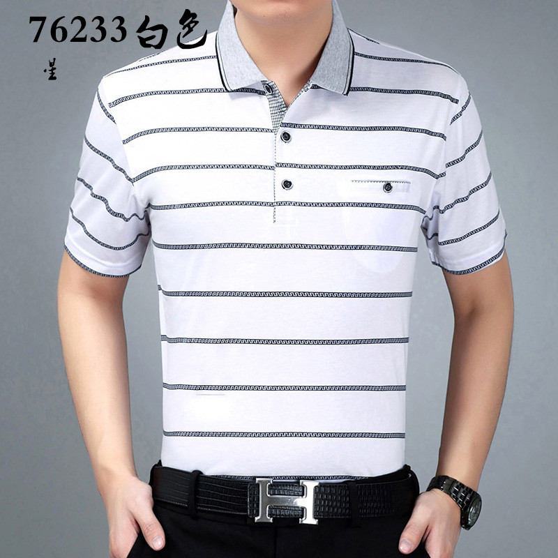 中老年人男装夏装50-60-70-80岁男士短袖T恤爸