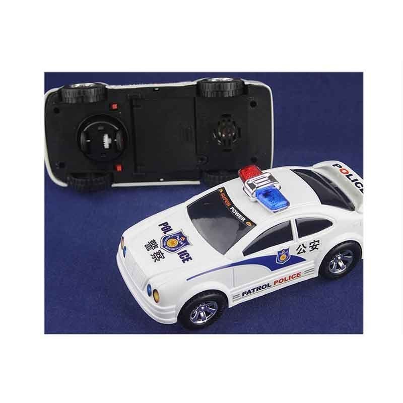 kid"s home toys 21101儿童电动玩具车仿真警车万象汽车会拐弯警笛声
