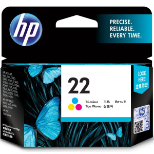 惠普(HP)22 彩色墨盒 C9352AA(适用Officejet 4355 5610 J3606 J3608)