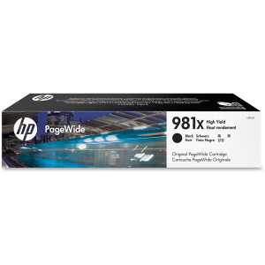 惠普(HP)L0R12A 981X 大容量黑色墨盒(适用PageWide 556dn/xh 586dn/f/z)