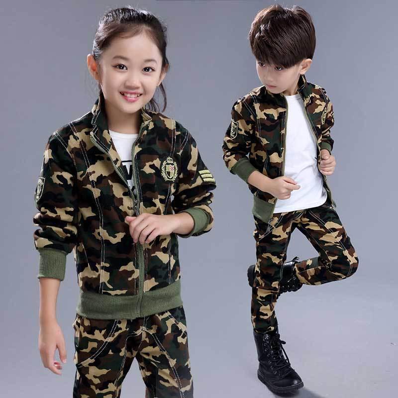 17新款2017新款儿童军装套装2017新款衣服特