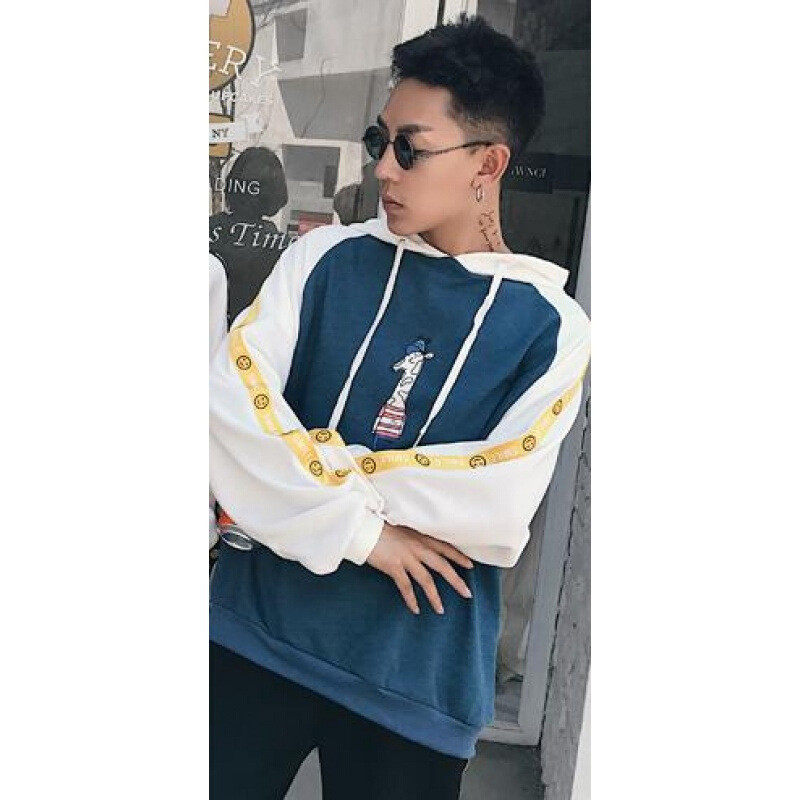 情侣装秋装2017新款韩版百搭宽松bf风卫衣连