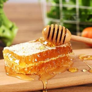 蜂巢蜜 蜂巢蜜嚼着吃土蜂蜜纯正天然蜂窝蜜采花源50g