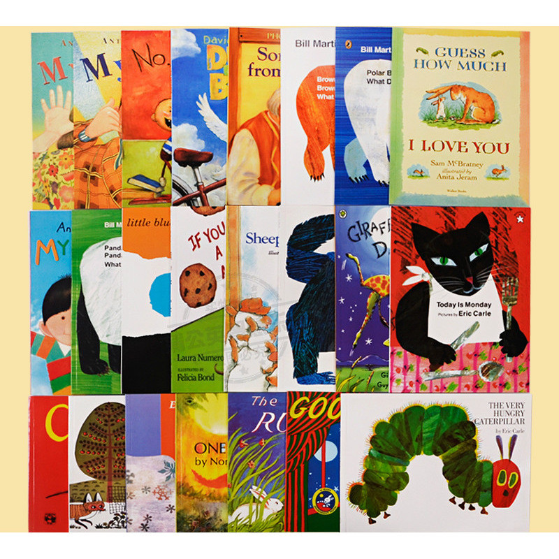 任选5本送一本儿童英文绘本238种宝宝启蒙早教故事书幼儿小学生英语版