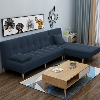 科技布沙发三人客厅阿斯卡利小户型简易现代简约经济型布艺折叠沙发床两用