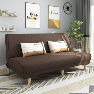 可折叠沙发客厅小户型布艺沙发古达简易单人双人三人沙发1.8米沙发床