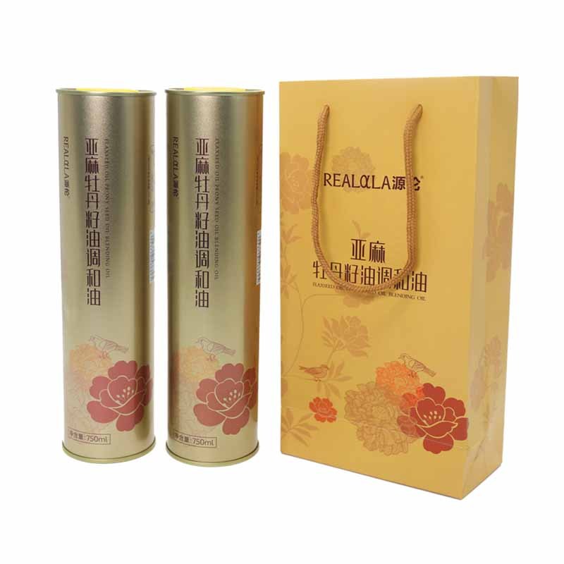 **源伦亚麻牡丹籽油 750ml*2瓶/ 礼袋装