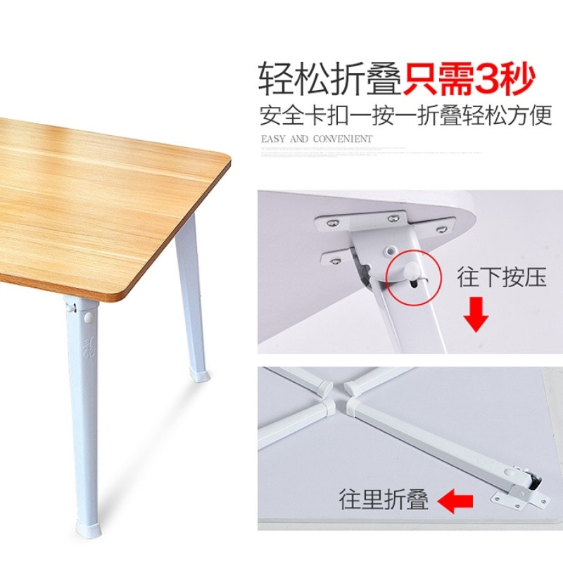 实木原木床上可折叠桌懒人宿舍书桌学习小桌子加高腿大学生