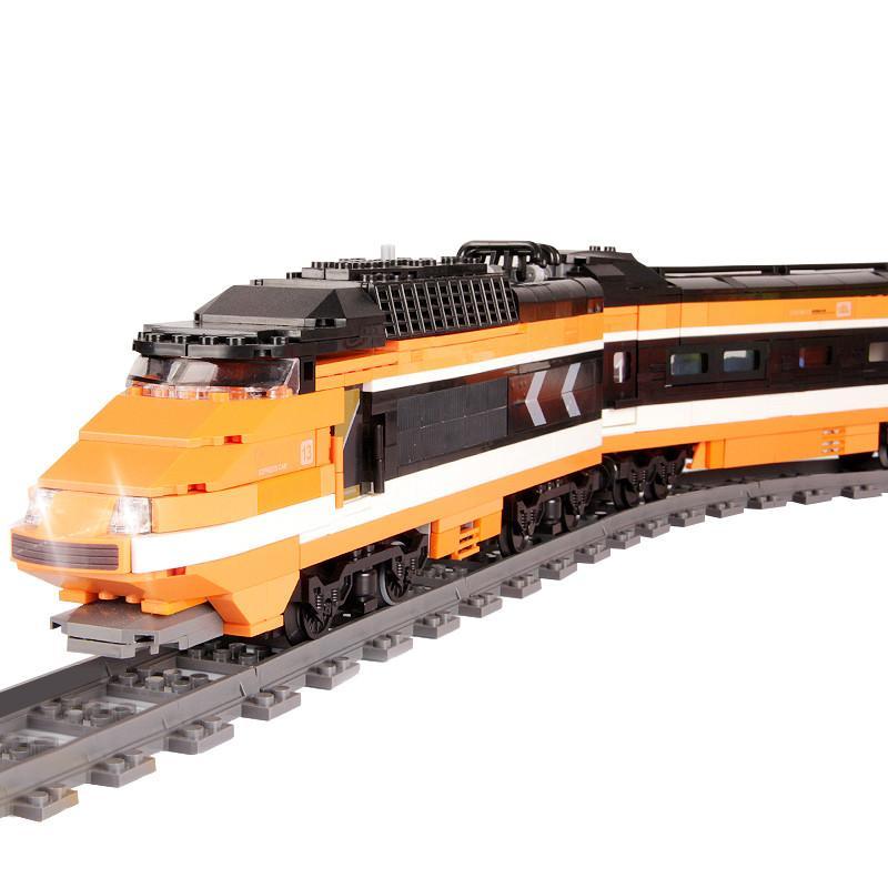 乐高电动火车图片