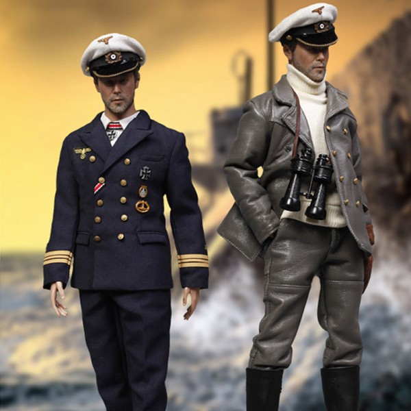 玩模乐1/6二战德国海军u艇艇长kt8003 二战兵人模型男军事模型