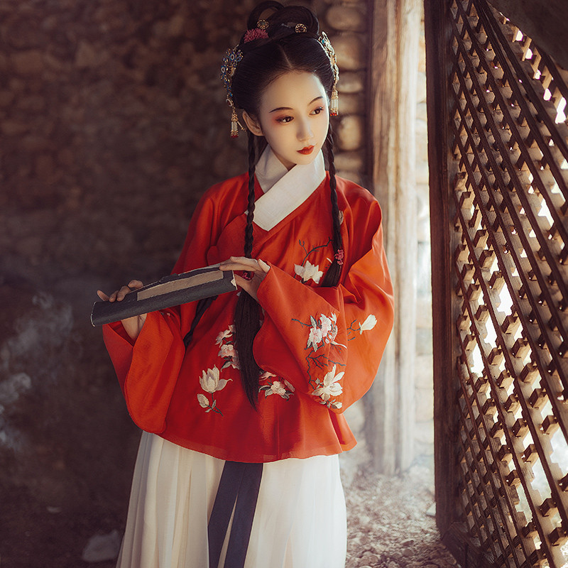 汉服【玉棠春】琵琶袖袄裙改良马面裙大摆非古装春秋冬女款