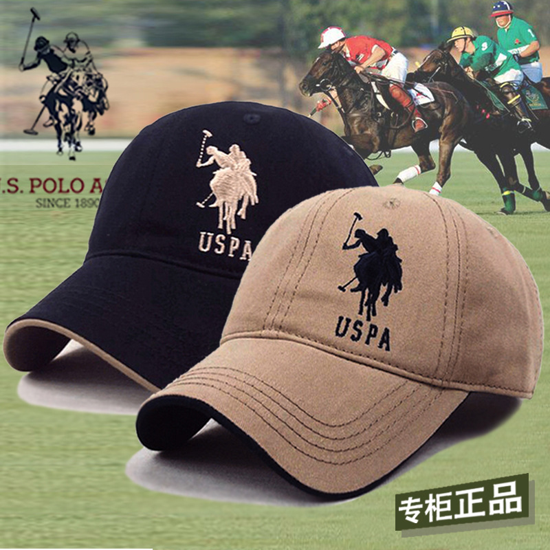 保罗高尔夫帽polo棒球帽潮男遮阳帽刺绣鸭舌帽女防晒帽子