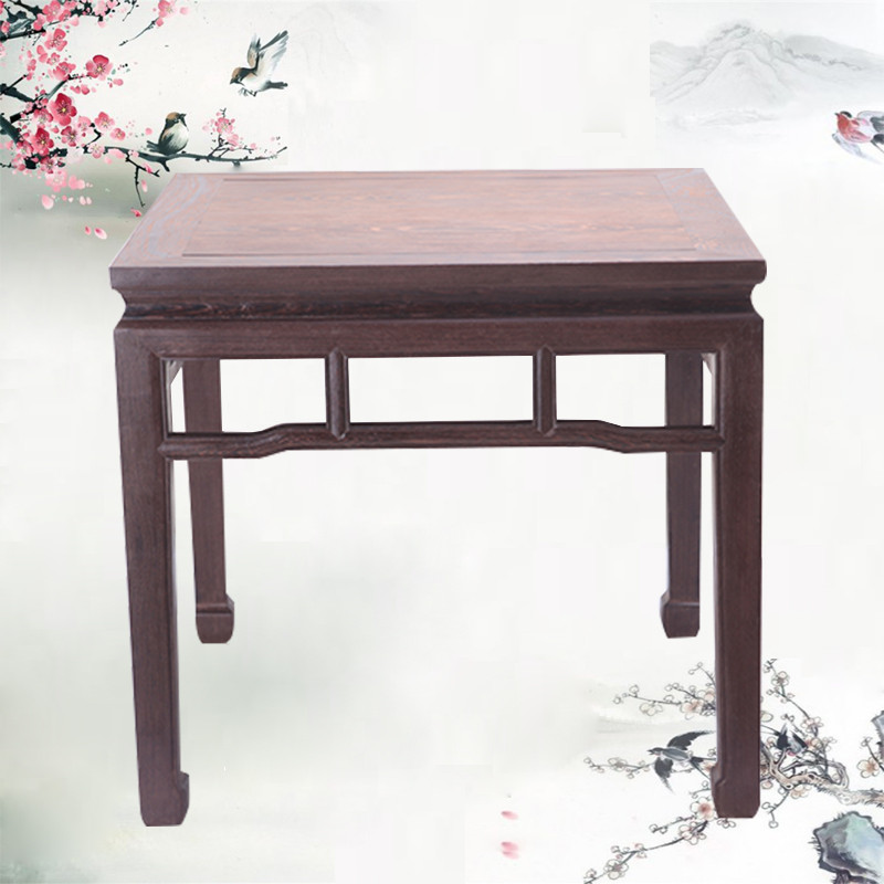 闽威明清红木家具 鸡翅木小八仙桌 方桌 饭桌餐桌 实木中式仿古