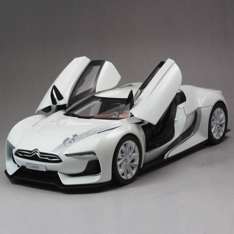 雪铁龙gt概念车车模norev原厂1:18 citroen 跑车合金仿真汽车模型