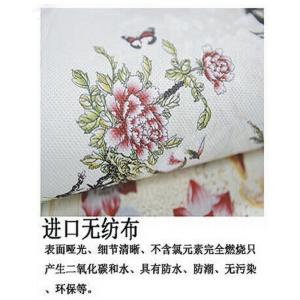 大型壁画壁纸 电视墙 背景墙纸壁纸古典荷花鱼荷塘无纺布墙纸壹德壹