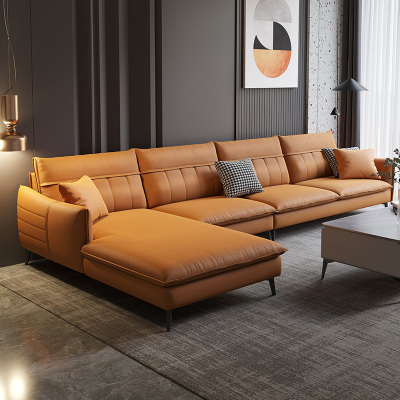 米括(MIKUO) 轻奢沙发意式极简沙发免洗科技布艺沙发小户型简约现代客厅沙发组合