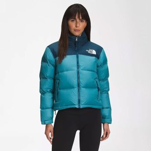 北面(The North Face)女士1996 Retro Nuptse 700填充羽绒 冬季轻便保暖舒适羽绒服女