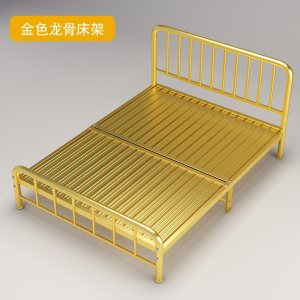 床铁艺床双人床1.5米1.8米现代简约法耐铁床出租屋公寓单人双人床床架
