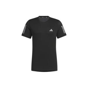 阿迪达斯Adidas Own The Run Cooler T-Shirt 反光条纹运动圆领短袖T恤 JF1473