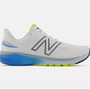 官方正品 新百伦(New Balance)860v12系列 男士跑步鞋缓震耐磨复古运动鞋男 蓝白 M860W1