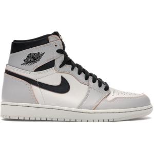 [官方正品]耐克 AJ Jordan 1 Retro系列男士城市运动休闲百搭篮球鞋 白色/灰色-黑色CD6578-006