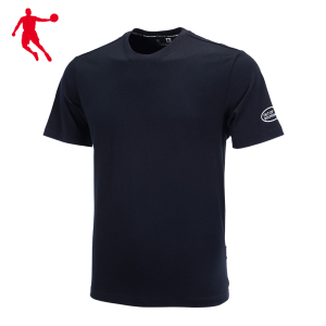 乔丹运动短袖男2022春夏新款纯色T恤打底半袖内搭透气简约运动T恤