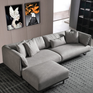 沙发简约现代ins客厅布艺三人闪电客沙发北欧小户型公寓乳胶沙发