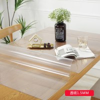 美帮汇长方形桌布透明pvc防水防油防烫免洗茶几垫桌面垫胶垫塑料水晶板