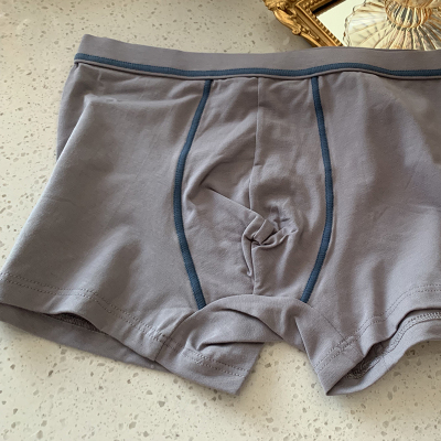 盛世尼曼Blue Sock男士莫代尔棉四季款平角内裤柔软舒适简约轻奢品质透气内裤
