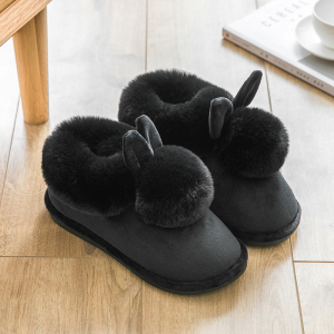 盛世尼曼棉拖鞋女士冬季居家室内可爱厚底包跟家用保暖毛毛拖鞋防滑月子鞋孕妇鞋